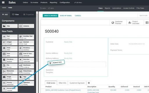 Các mẹo sử dụng Odoo Studio